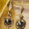 Midnight Drop Crystal Earrings