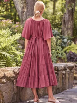 Muse Dress - Wine