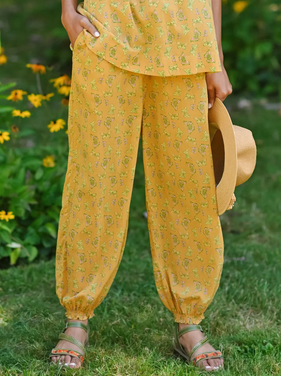 Panama Butterfly Pant - Dark Gold