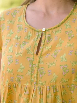 Panama Butterfly Tunic - Dark Gold