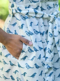 Parakeet Dress - Ecru