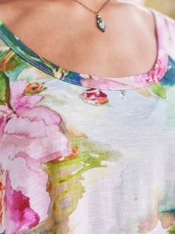 Peony Jersey Dress