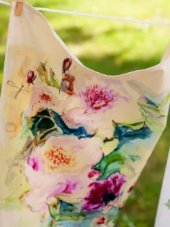 Peony Tea Towel