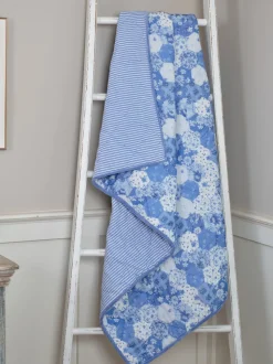 Porcelain Patchwork Throw - Blue