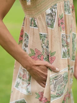 Postcard Jumpsuit - Antique