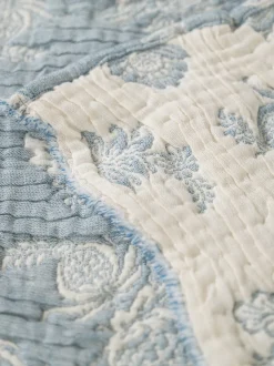 Rebecca's Matelasse Blanket - Blue