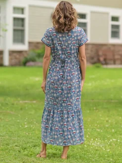 Rise Up Hostess Dress - Indigo