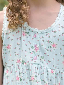 Rosalyn Kids Dress - Aqua