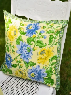 Rosehip Cushion Cover - Yellow