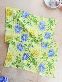 Rosehip Tea Towel Set of 2 - Yellow