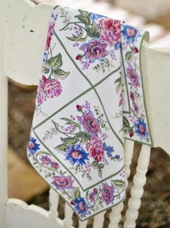 Russian Chintz Napkin Set of 4 - Ivory