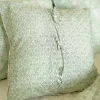 Sadie Block Print Cushion Cover - Sage