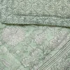 Sadie Block Print Throw - Sage