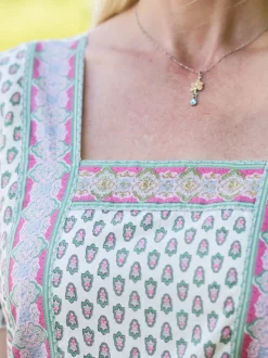 San Remo Peasant Blouse - White