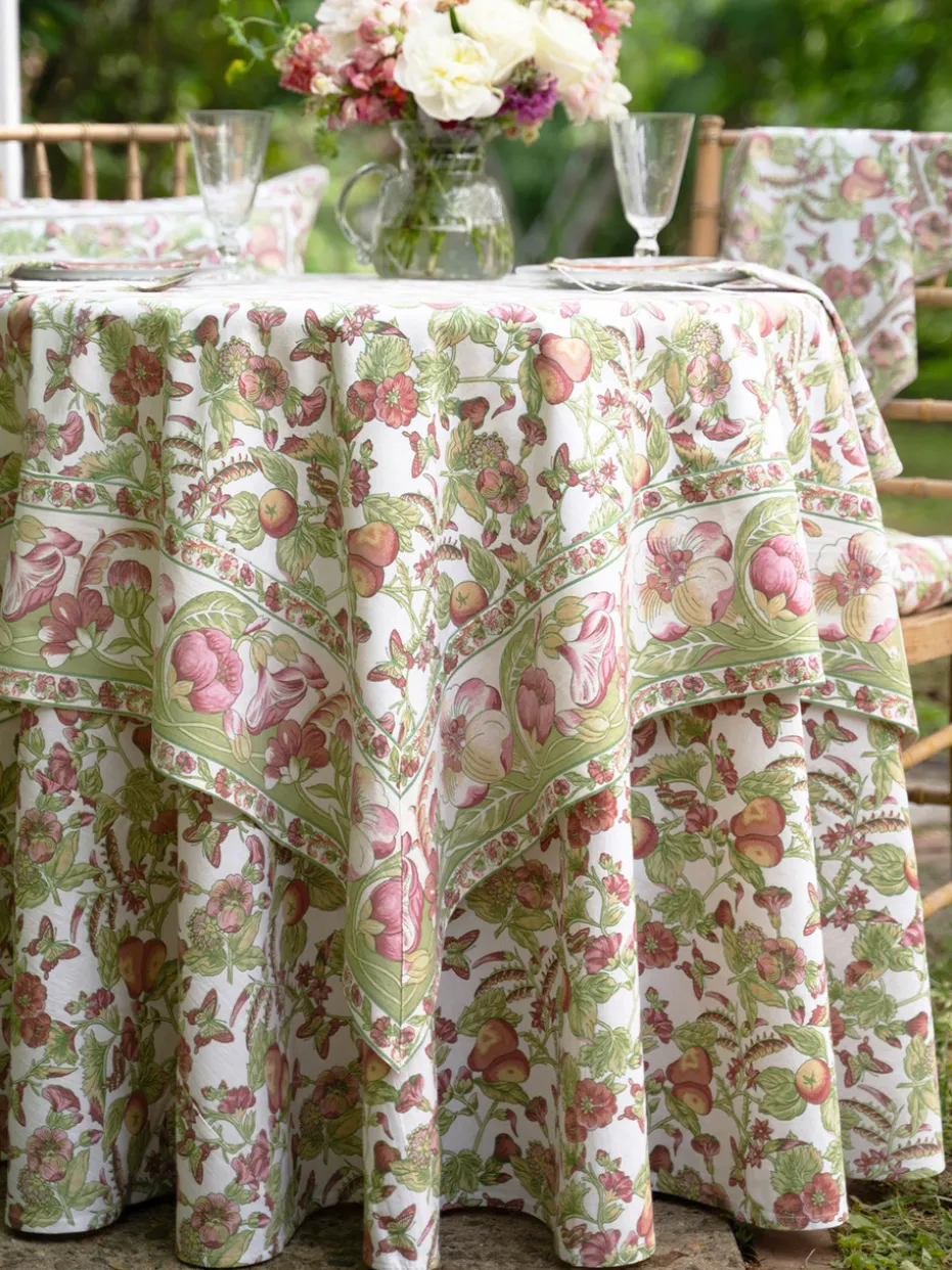 Savannah Round Cloth - Ivory