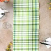 Savannah Seersucker Runner - Green