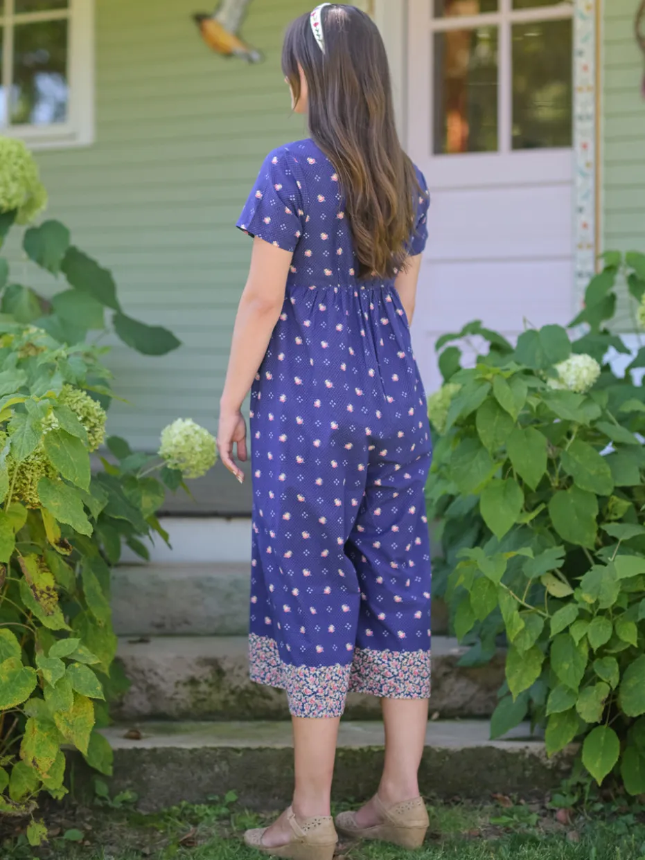 Seascape Jumpsuit - Navy