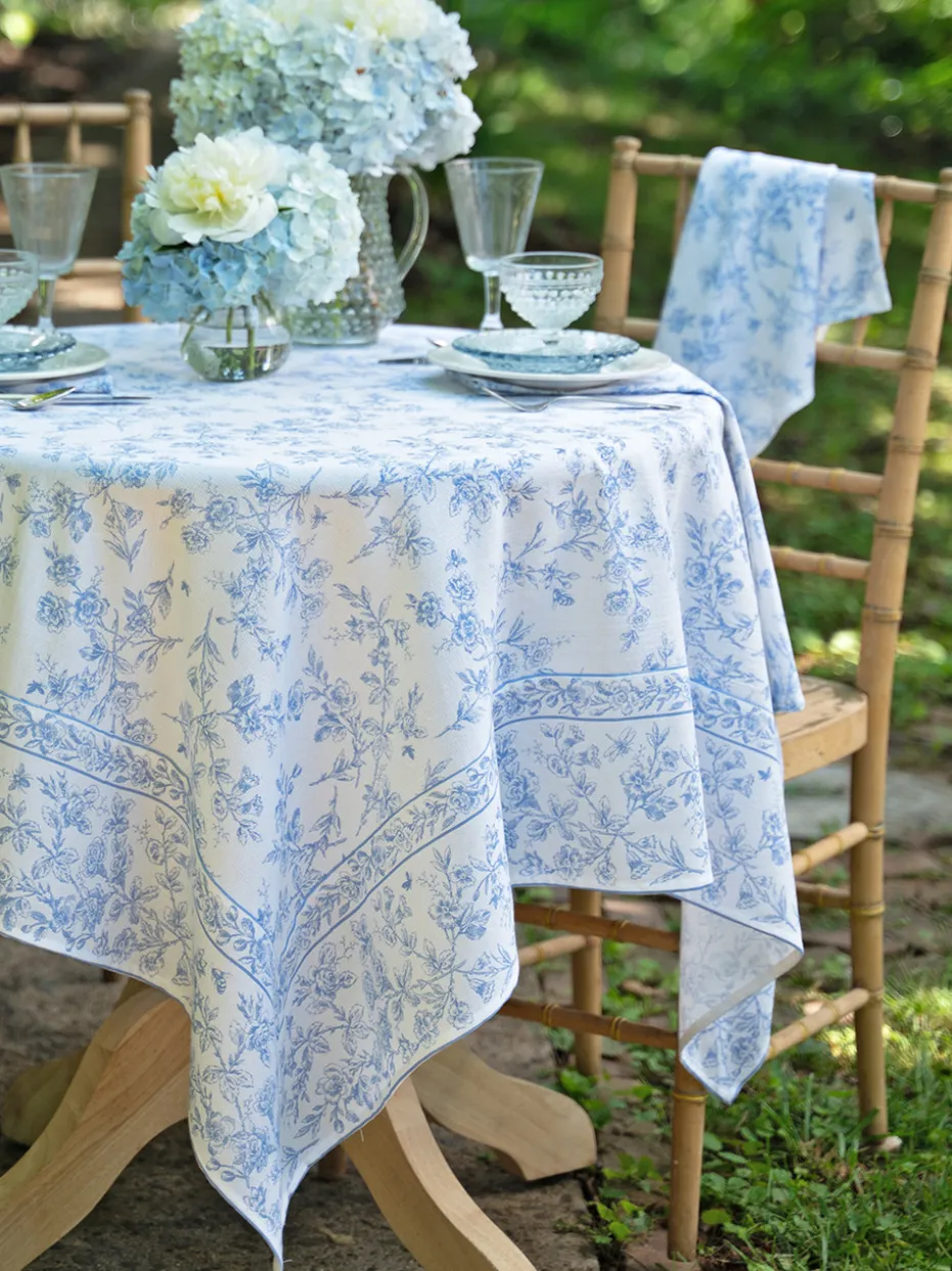 Secret Garden Tablecloth - Periwinkle