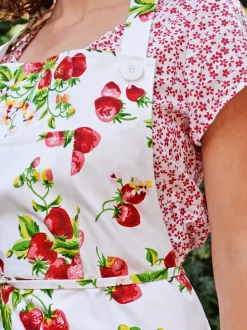 Strawberry Basket Chef Apron