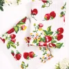 Strawberry Basket Tea Towel Set of 2