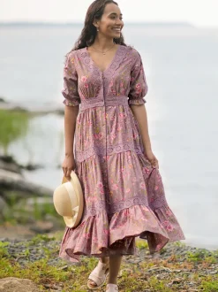 Sunday Rose Prairie Dress - Amethyst