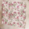 Sweet Pea Ruffle Tea Towel Set of 2 - Rose