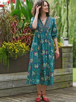 Tatiana Dress - Dark Teal