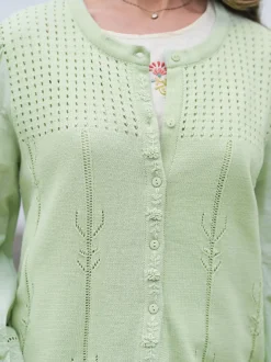 Tea Shop Sweater - Sage