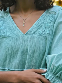 Twyla Dress - Sunwashed Turquoise