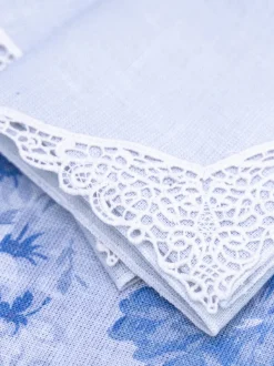 Versailles Linen Napkin Set of 4 - Opal