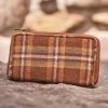 Zipper Wallet - Dickens Plaid